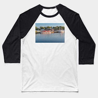 Moored boats on the River Ant Baseball T-Shirt